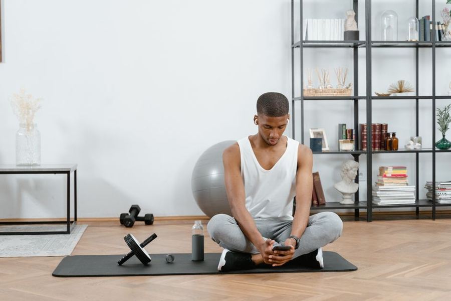 Tapis de yoga pilates & travail au sol